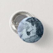 man rookpijp manga anime ronde button 3,2 cm (Voorkant /achterkant)