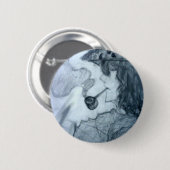 man rookpijp manga anime ronde button 5,7 cm (Voorkant /achterkant)