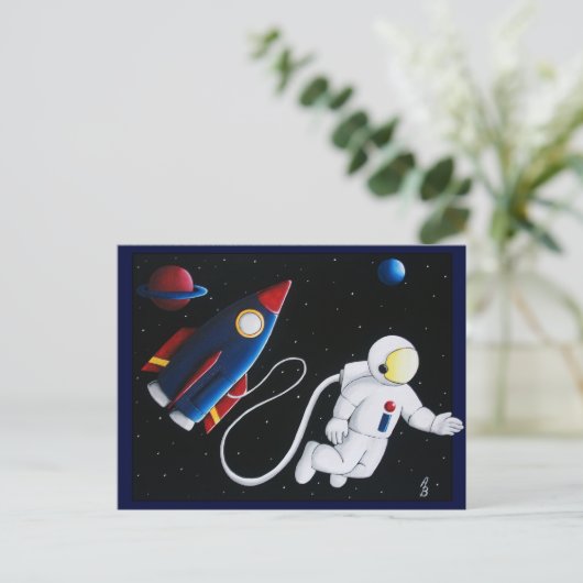 Man ruimte briefkaart (Staand voorkant)