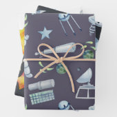 Man ruimte inpakpapier vel (In situ)