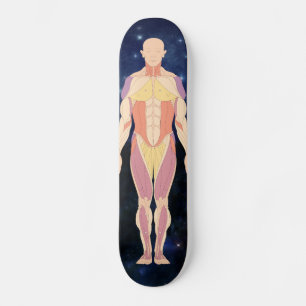 Man ruimte persoonlijk skateboard