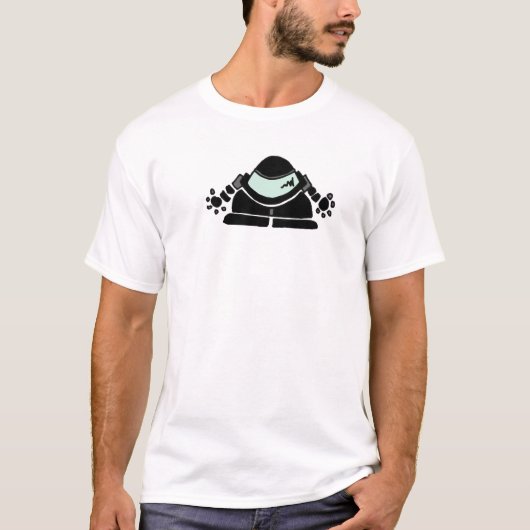 man ruimte t-shirt (Voorkant)