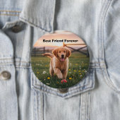 Man’s Best Friend Pin Ronde Button 4,0 Cm (In situ)