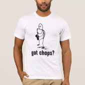 Man Saxophone Player van Stick Figuur heeft Chops T-shirt (Voorkant)