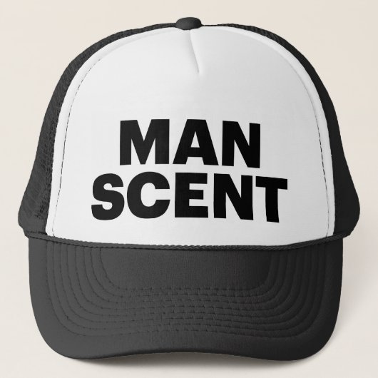 MAN SCENT: leuke slogan trucker die Trucker Pet (Voorkant)