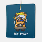 Man School Bus Driver Ornament (Links)
