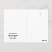 Man Schoppen het Voetbal, Briefkaart (Achterkant)