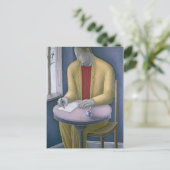 Man schrijven 2004 briefkaart (Staand voorkant)