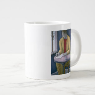 Man schrijven 2004 grote koffiekop
