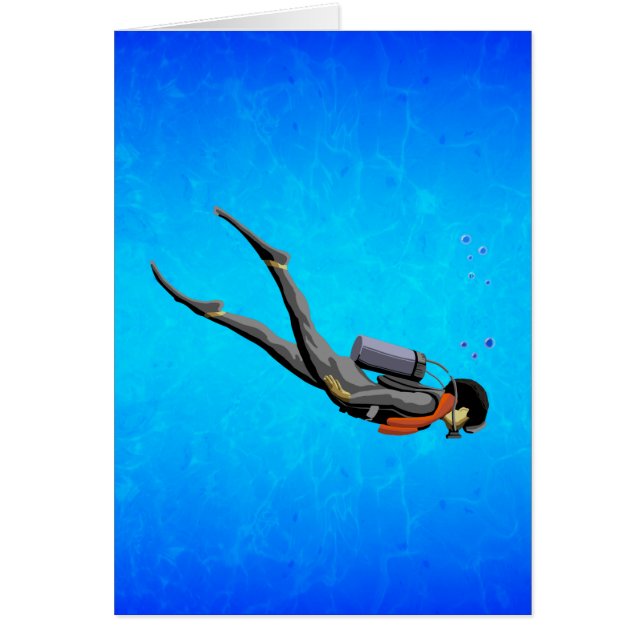 Man SCUBA Diving (Voorkant)