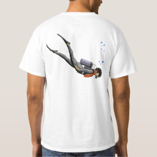 Man SCUBA Diving T-shirt