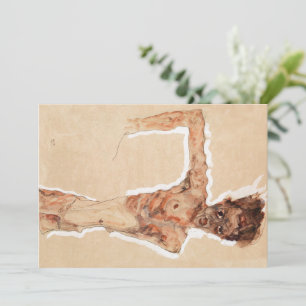 Man. Self-Portrait (1911) van Egon Schiele. Two-To Kaart