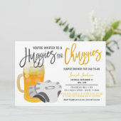 Man Shower Baby Uitnodiging (Staand voorkant)