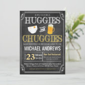 Man Shower Baby Uitnodiging (Staand voorkant)