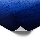 "Man Silhouette on Blue" poster/print Poster (Hoek)