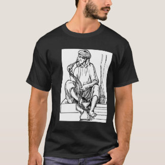 Man Smoking Hookah T-shirt