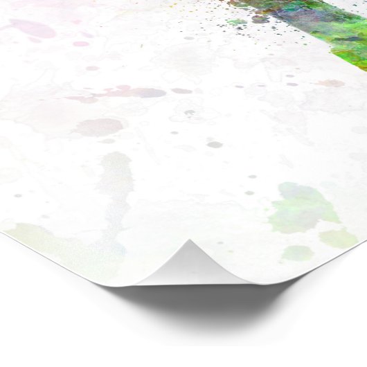 man soccer football player foto afdruk (Hoek)