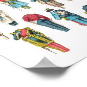 man soldaat minipapieren pop-upset poster (Hoek)