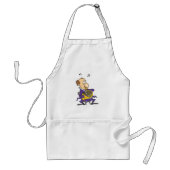 Man speelt een Franse hoorn af Standaard Schort (Voorkant)