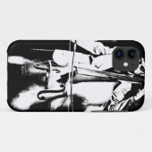 Man-spelcontra-bass Case-Mate iPhone Case (Achterkant (horizontaal))