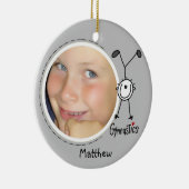 Man Stick Figuur Gymnastics Ornament (Rechts)