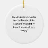 Man Stick Figuur Gymnastics Ornament (Achterkant)