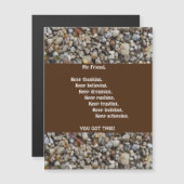 Man stimuleren Magnetisch Wenskaart (Voorkant / Achterkant)