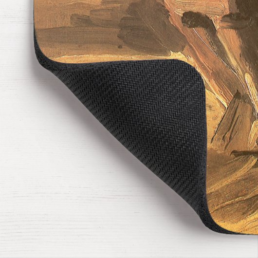 Man Stooping met Stick of Spade, Vincent van Gogh Muismat (Hoek)