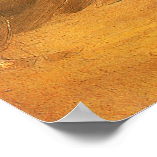 Man Stooping met Stick of Spade, Vincent van Gogh Poster (Hoek)