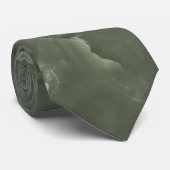 Man Stropdas Sage Green Marble (Opgerold)