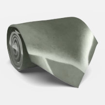 Man Stropdas Sage Green Plant