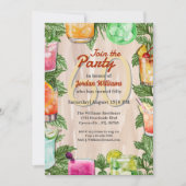 Man Summer Backyard Cocktail 60ste Verjaardagsfees Kaart (Voorkant)