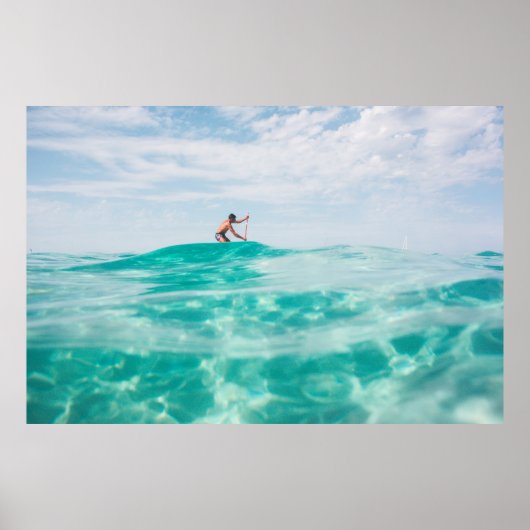 Man surfen poster (Voorkant)