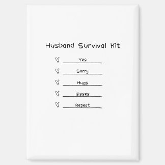 Man Survival Kit schattig Magneet