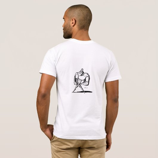 Man T-shirt (Achterkant volledig)