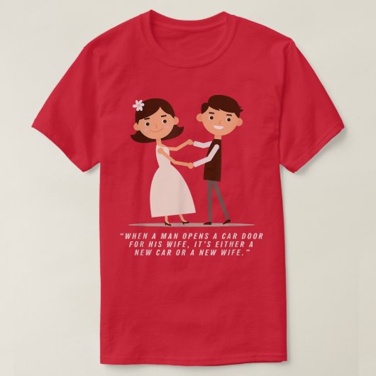 Man T-shirt en T - shirts van bruiloft (Design voorkant)