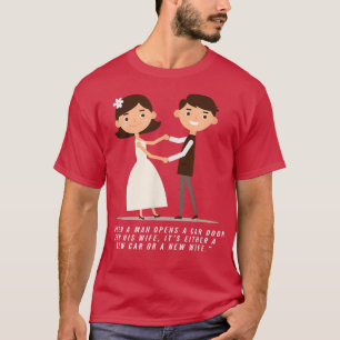 Man T-shirt en T - shirts van bruiloft