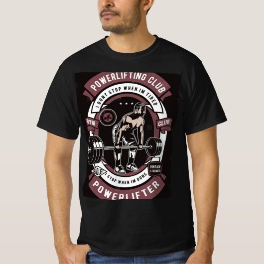 Man T shirt Gym (Voorkant)