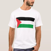 Man T Shirt met de Palestijnse vlag (Voorkant)