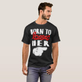 Man T-shirt met Valentijn Fun Sentence #2. (Voorkant volledig)