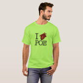Man T-Shirt "Poe Heart" (Voorkant volledig)