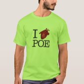 Man T-Shirt "Poe Heart" (Voorkant)