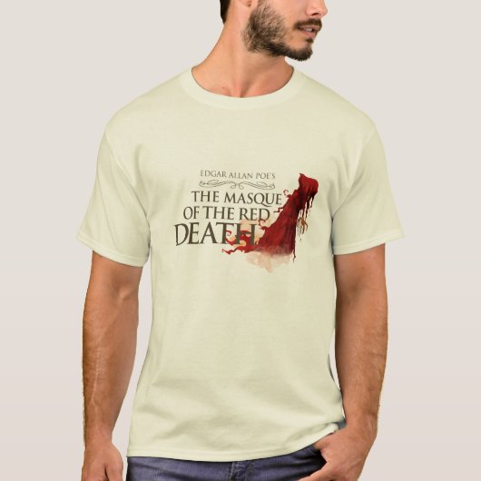 Man T-Shirt "The Masque of the Red Death" (Voorkant)