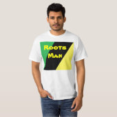 man t-shirts aan de basis (Voorkant volledig)