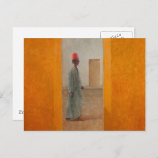 Man Tangier Street 2012 Briefkaart (Voorkant / Achterkant)