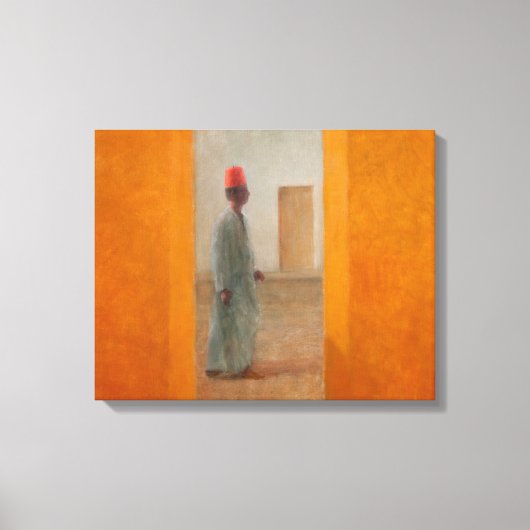 Man Tangier Street 2012 Canvas Afdruk (Voorkant)