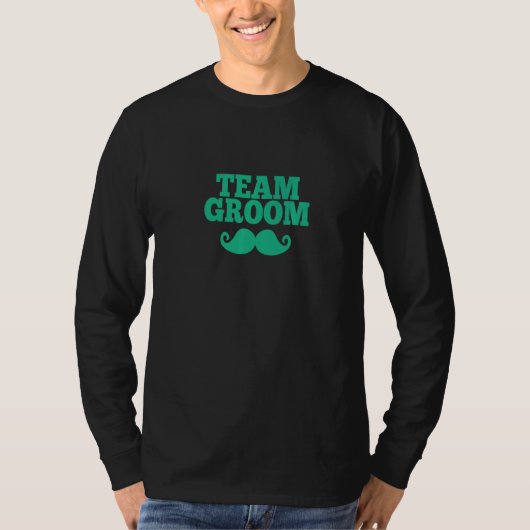 Man TEAM BRUIDEGOM Man Bachelor Verlovingsfeest Br T-shirt (Voorkant)