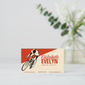 Man tegen racisme Bike Visitekaartje (Staand voorkant)