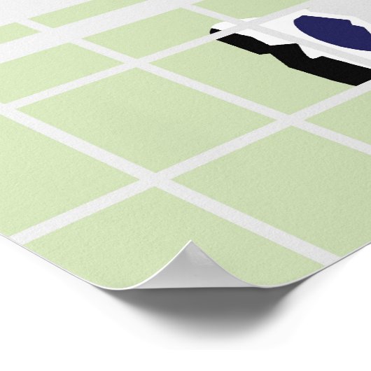 Man tennis 2 poster (Hoek)