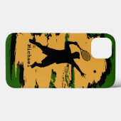 Man Tennis Player Case-Mate iPhone Case (Achterkant (horizontaal))